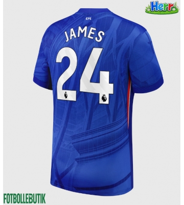 Chelsea Reece James #24 Hemmatröja 2025-26 Kortärmad